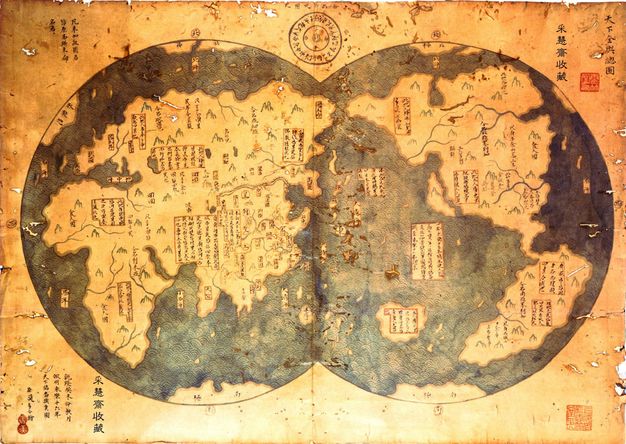 peta dunia kuno
