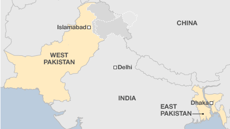 peta pakistan barat dan pakistan timur