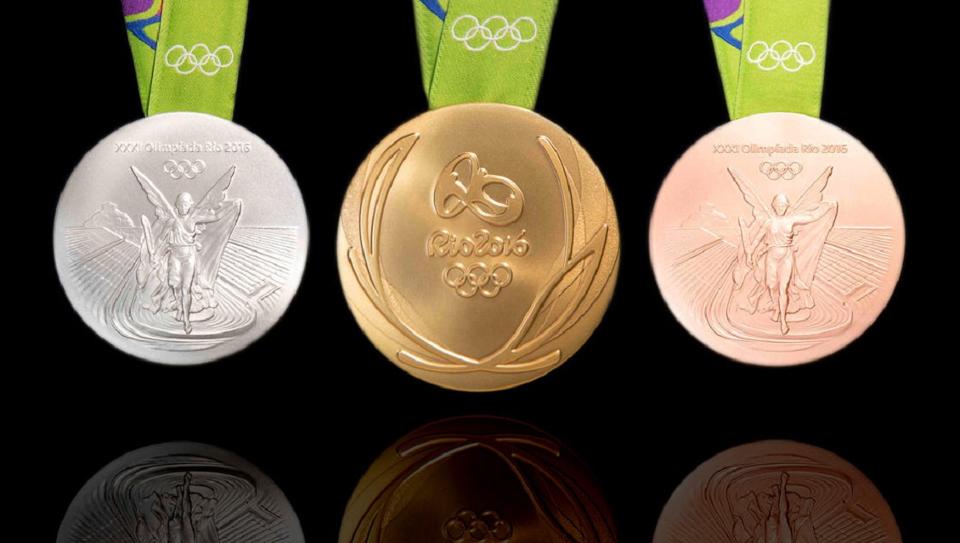 pingat di sukan olimpik rio 2016 merupakan yang paling besar dan berat tapi hanya mengandungi 1 2 kandungan emas