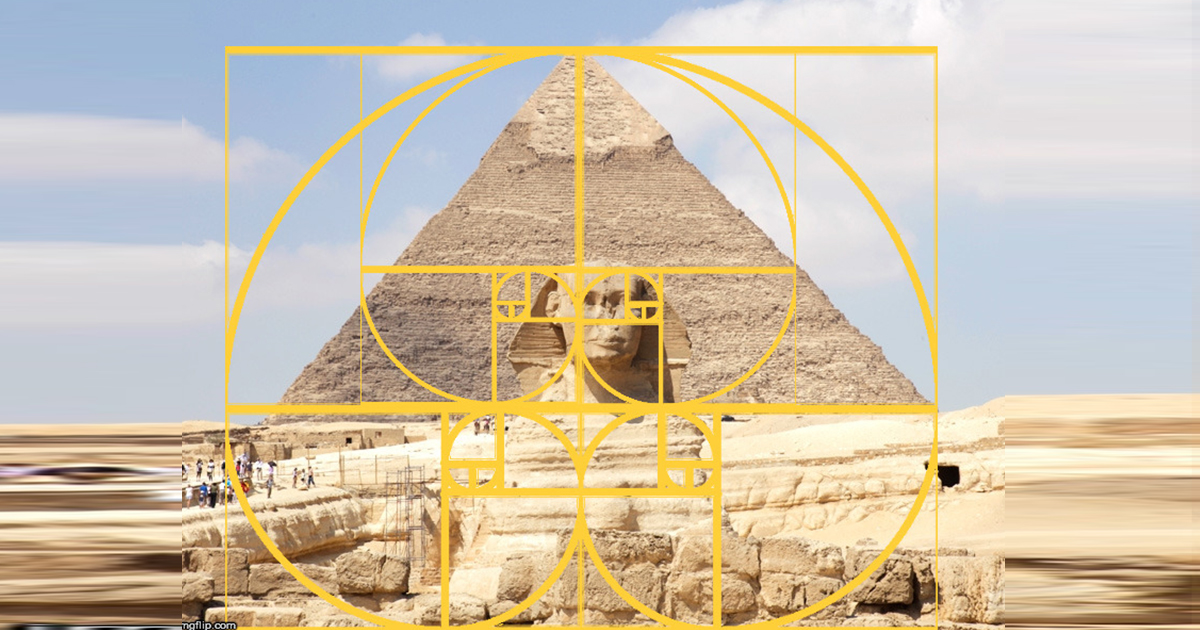 piramid giza dengan golden ratio