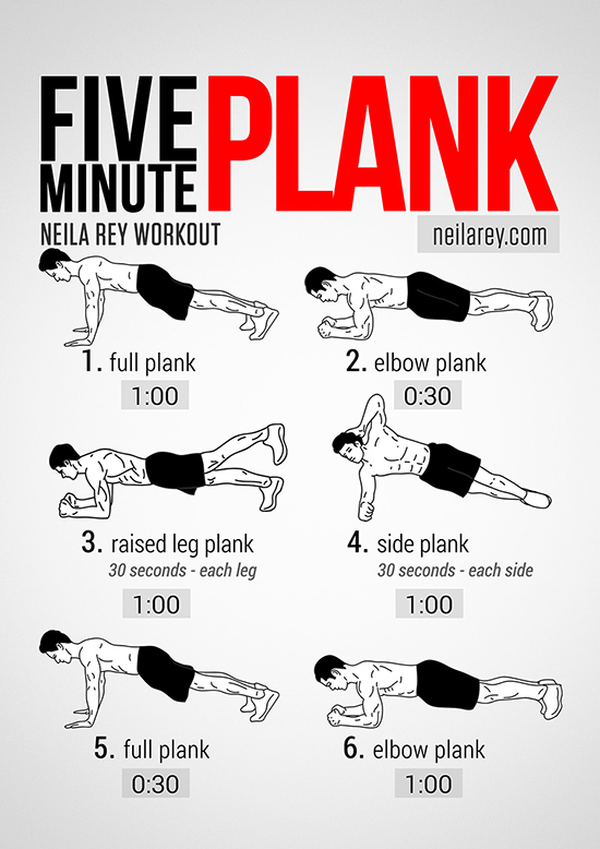 plank variations workout routine