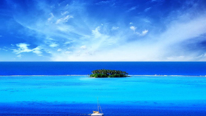 pulau yang indah