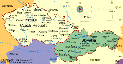 republik czech dan slovakia ini senarai negara baru yang terbentuk bermula tahun 1990