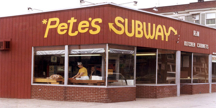 restoran subway pada tahun 1968