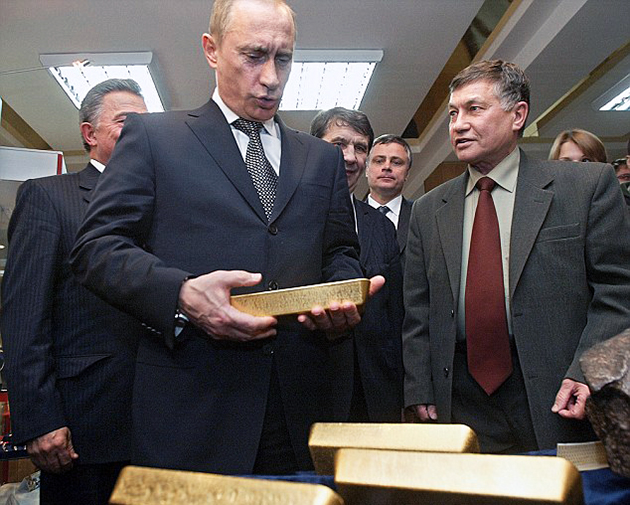 rusia pengeluar emas keempat terbesar di dunia