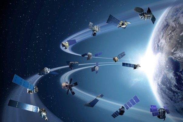 satelit bumi ilustrasi