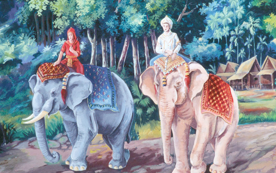 sejarah asal usul simpulan bahasa gajah putih