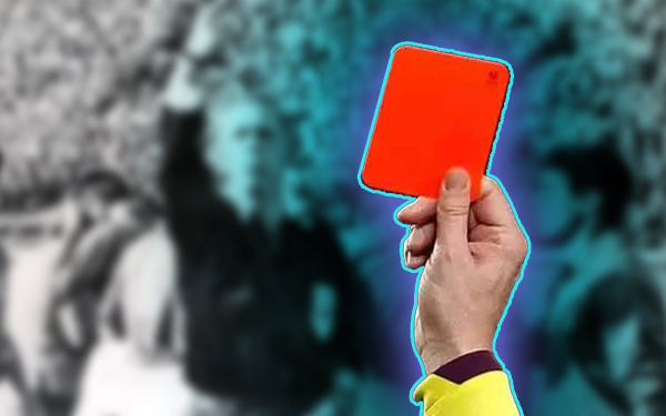 sejarah kad merah kad kuning dalam bola