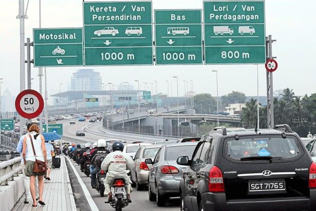 sempadan antara malaysia dan singapura