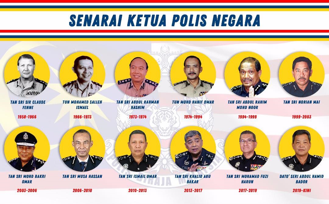 senarai ketua polis negara