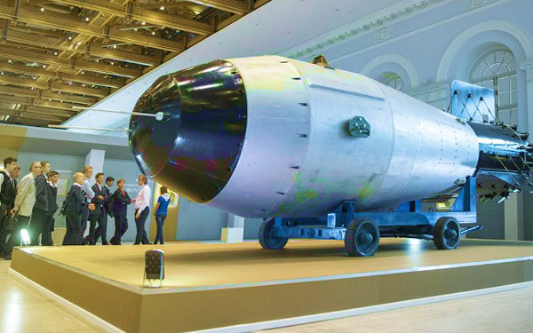 soviet tsar bomb king of bomb display