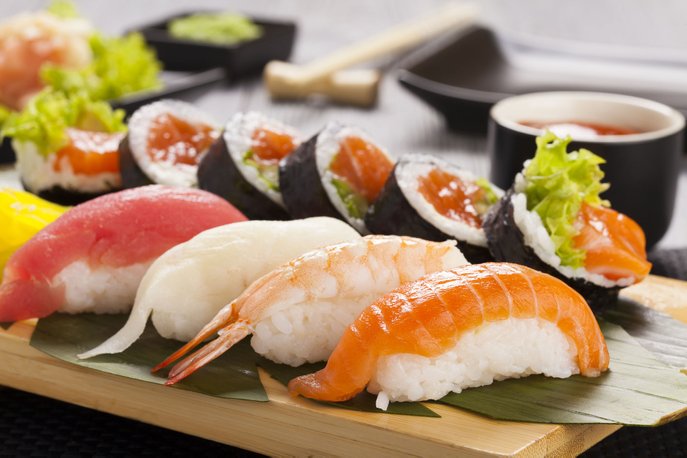 sushi dan wasabi tidak dapat dipisahkan