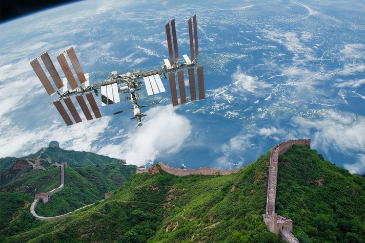 tembok besar china dari angkasa