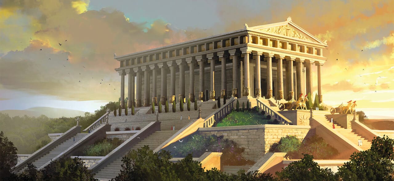 temple of artemis keajaiban dunia seven wonders