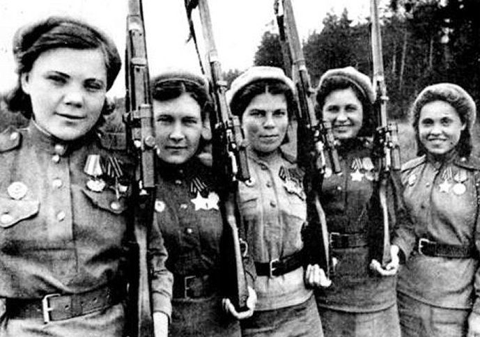 tentera red army kesatuan soviet dari kalangan wanita 429