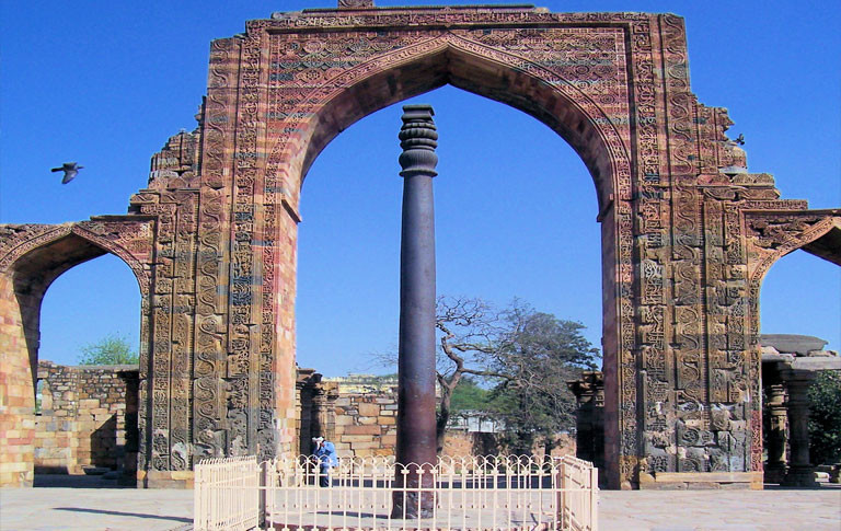 the iron pillar of delhi