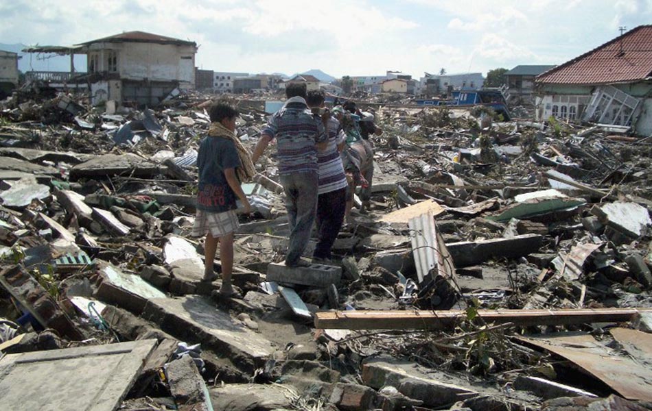 tsunami paling buruk teruk dalam sejarah rekod dunia gempa bumi sumatera indonesia