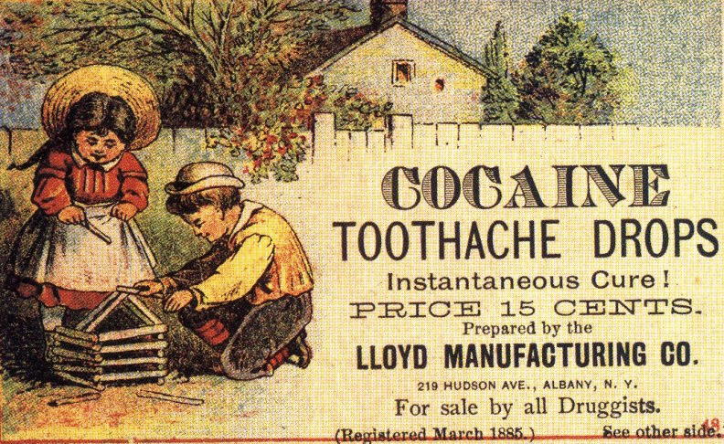 ubat melegakan sakit gigi diperbuat daripada cocaine