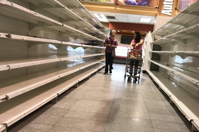 venezuela kekurangan makanan kerana hiperinflasi