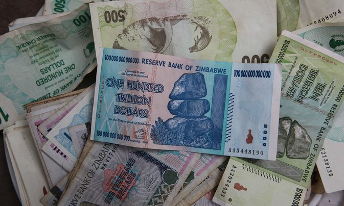wang kertas zimbabwe