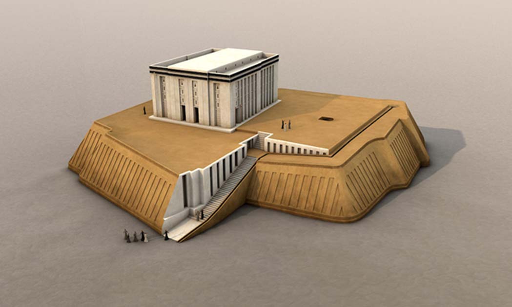 white temple and the great ziggurat