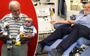 Berdarah Unik, Lelaki Ini Selamatkan 2 Juta Bayi Dengan Menderma Darah