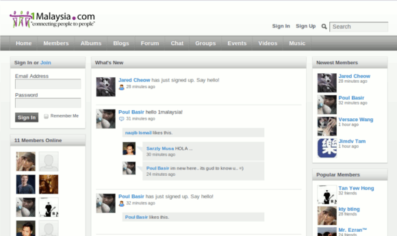 1malaysia laman sosial malaysia yang popular satu ketika dahulu 2