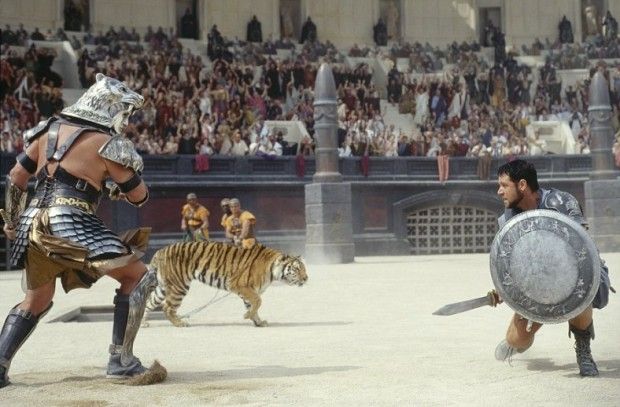 adegan dalam filem gladiator
