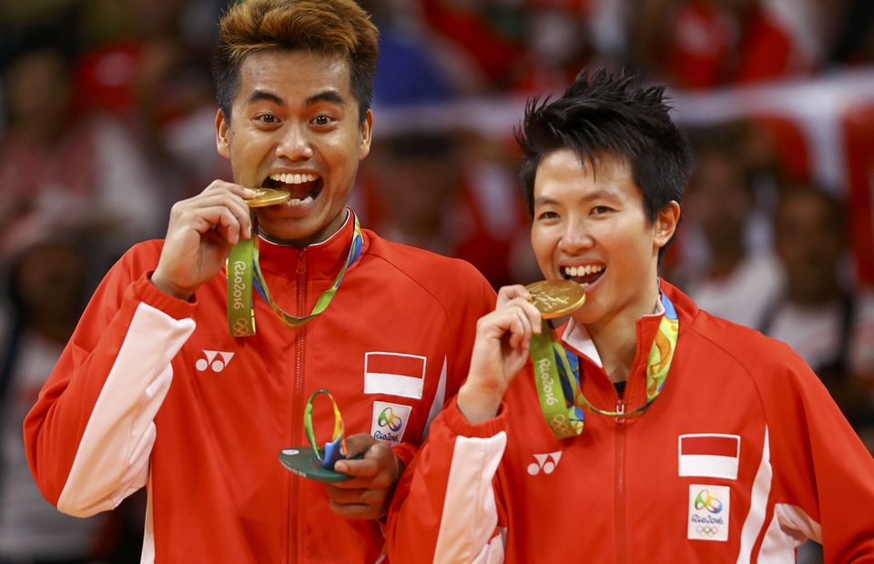 atlet olimpik indonesia badminton