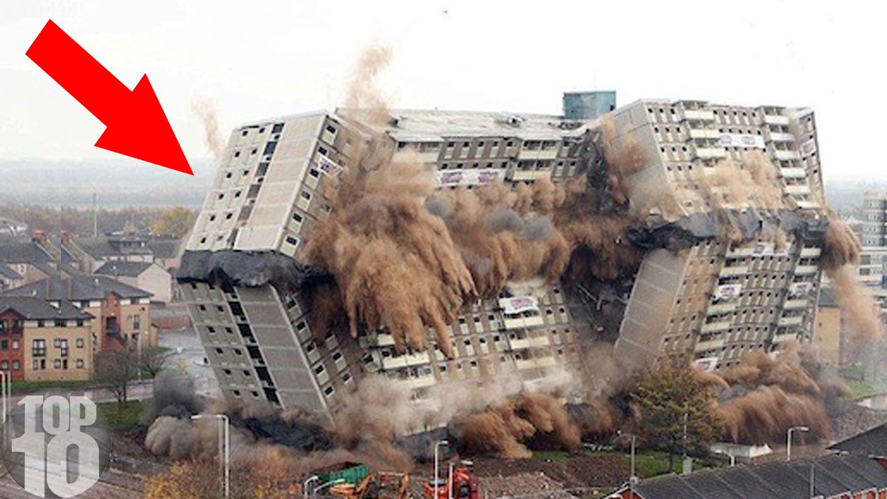 bangunan runtuh bumi besar