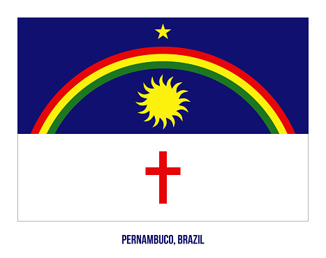 bendera negeri pernambuco brazil