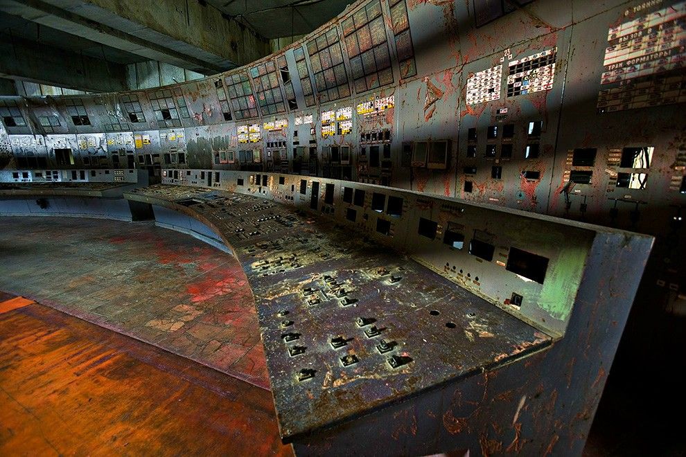 bilik kawalan reaktor 4 chernobyl
