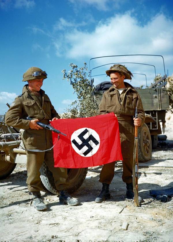 canadians swastika flag