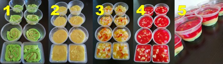 cara membuat puding trifle