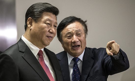 ceo huawei ren zhengfei dan presiden china xi jinping