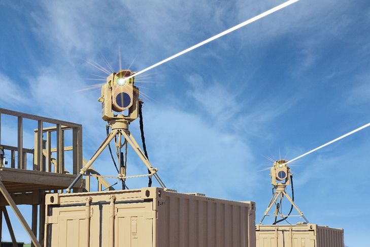 compact laser weapons system
