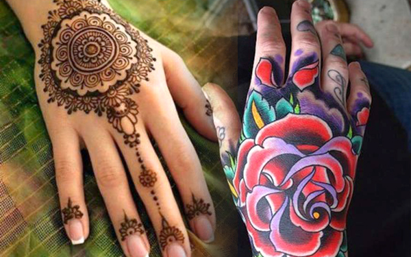 design contoh tattoo inai henna