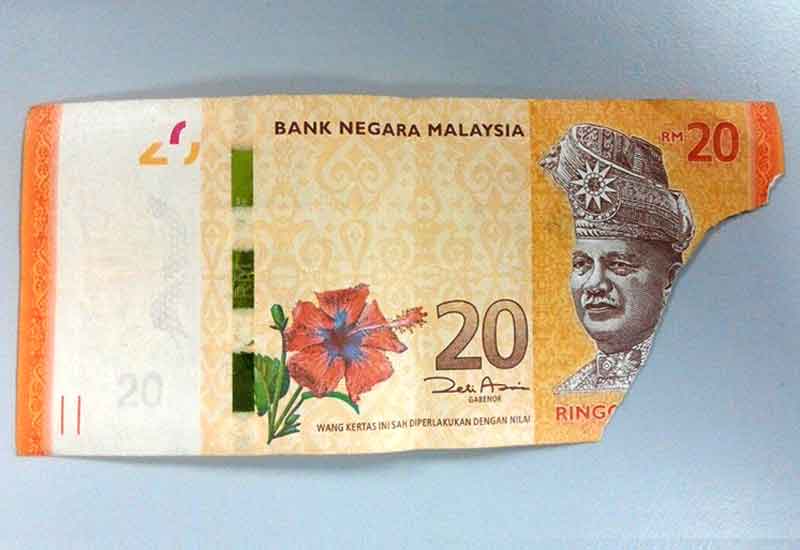 Berapa Nilai Duit Kertas Ringgit Malaysia Yang Koyak Iluminasi