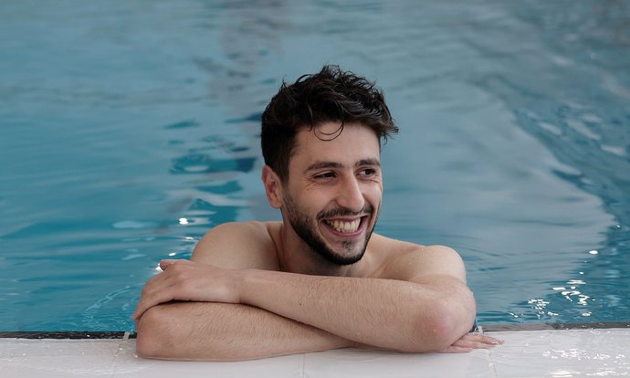 eid aljairzi jejaka syria yang berimpian untuk masuk sukan olimpik berenang