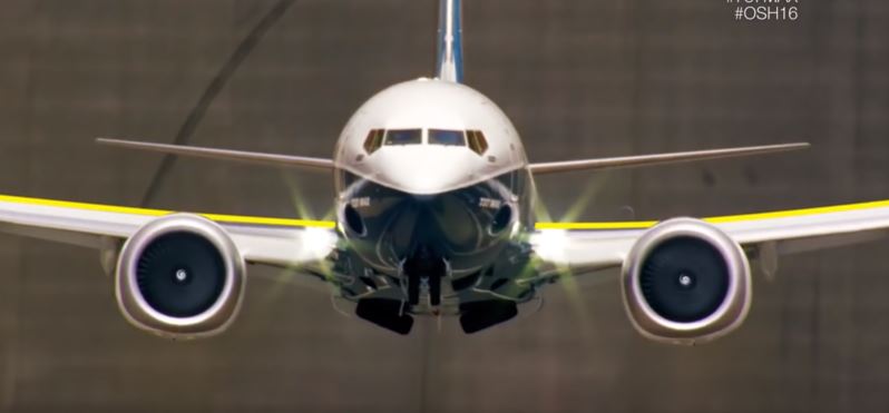 enjin boeing 737 max 8 lebih tinggi daripada sayapnya
