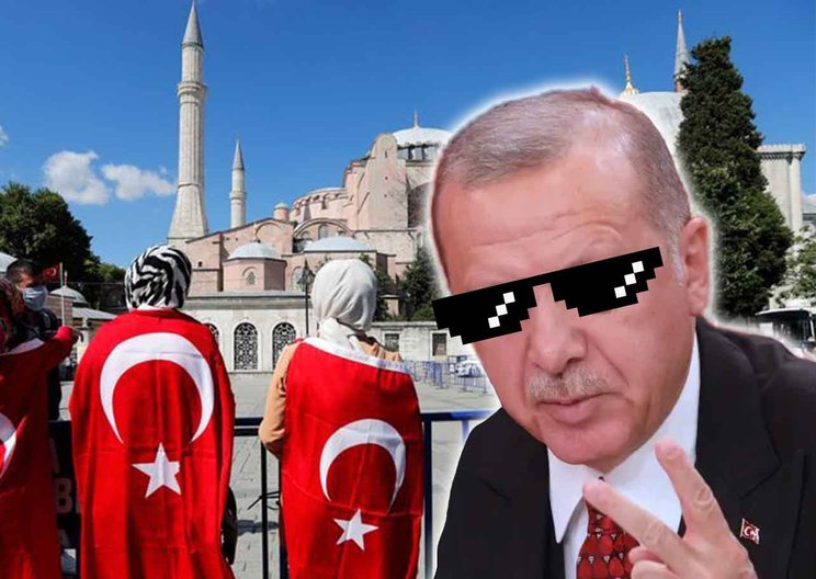 erdogan cool pakai kaca mata hitam