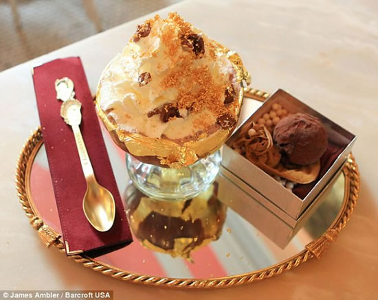 frrrozen haute chocolate ice cream sundae pencuci mulut paling mahal di dunia