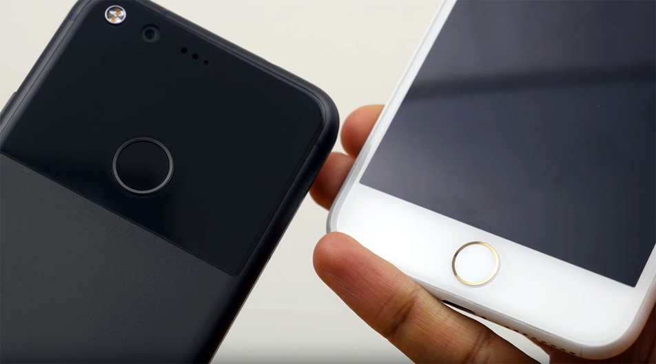 google pixel 2 2 xl vs iphone x rekabentuk design