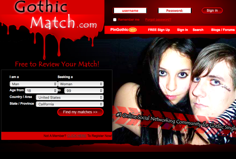 gothic match