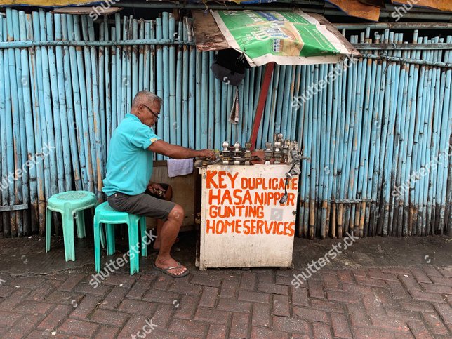 gunting filipina pakar kerja tangan