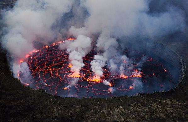 gunung berapi nyiragongo