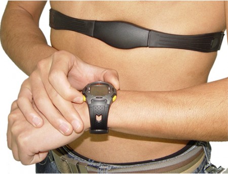 heart rate monitor watch with chest belt 450x344