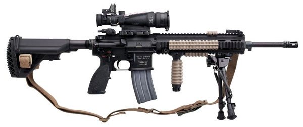 hk416 assault rifle 10 senapang paling power di dunia
