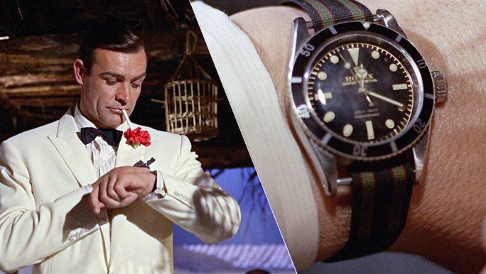james bond memakai jam tangan rolex