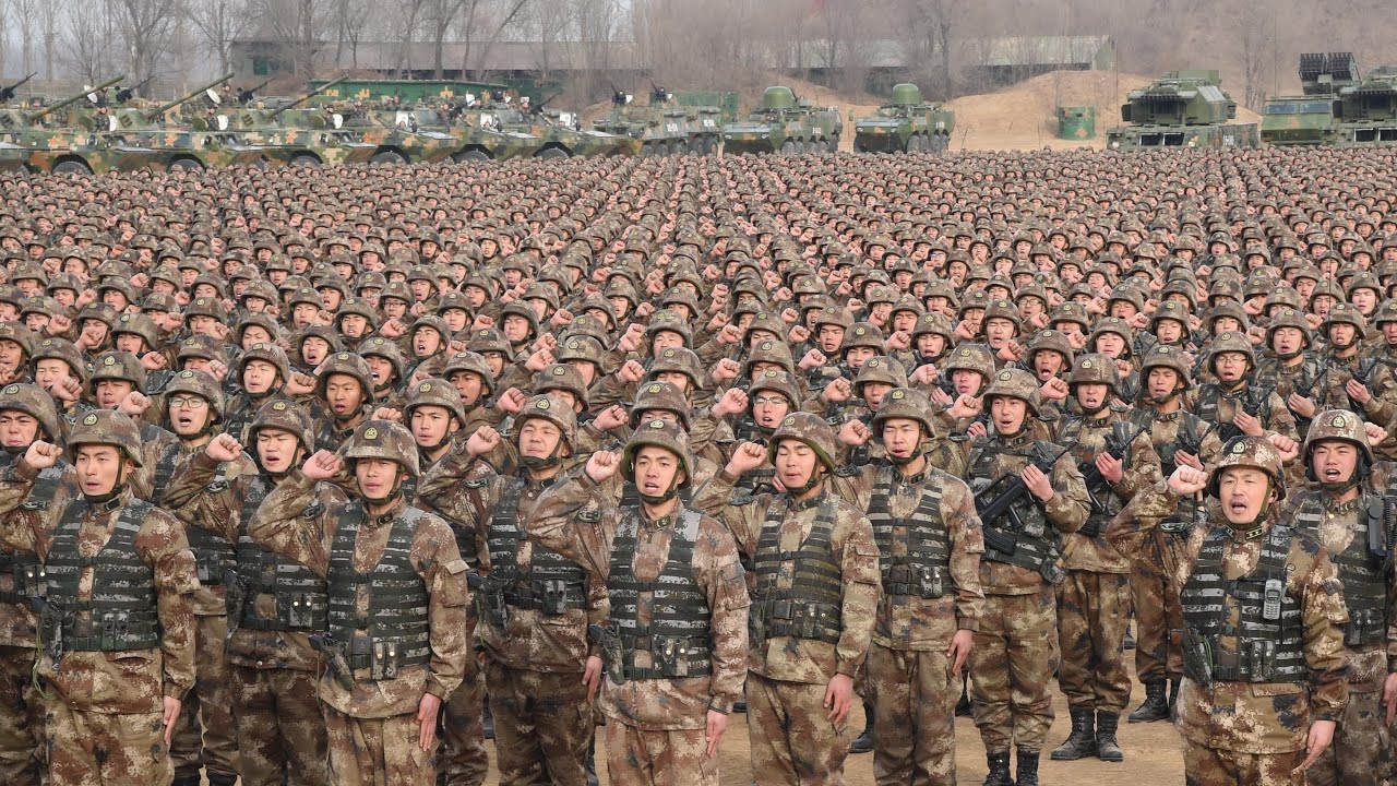 jumlah tentera china yang tersangat ramai